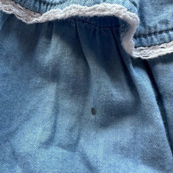 Calvin  Klein Jeans Girls Blue Tiered Summer Dress Size 7 - Picture 5 of 5